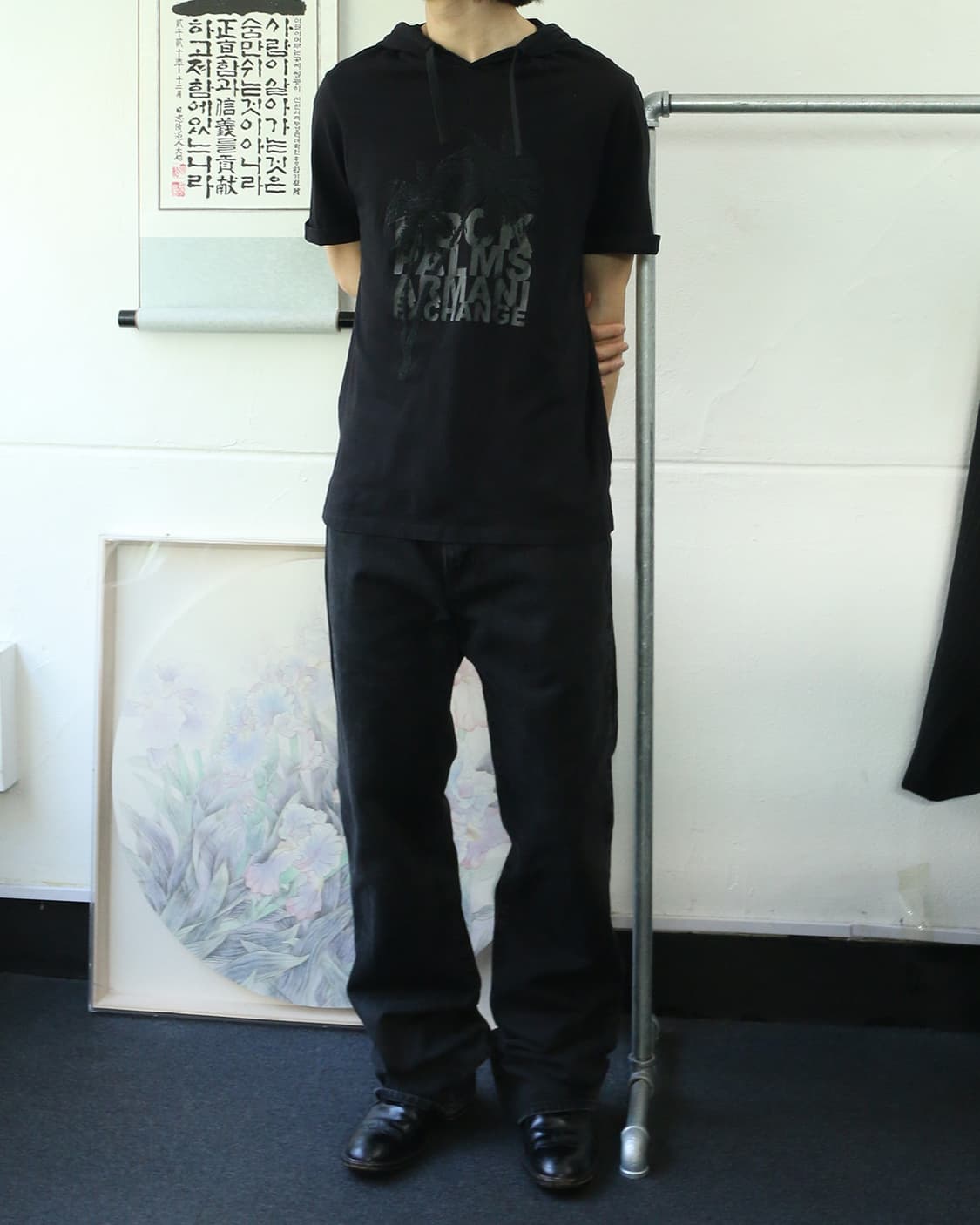 아르마니 익스체인지 반팔 후드티 상품이미지2