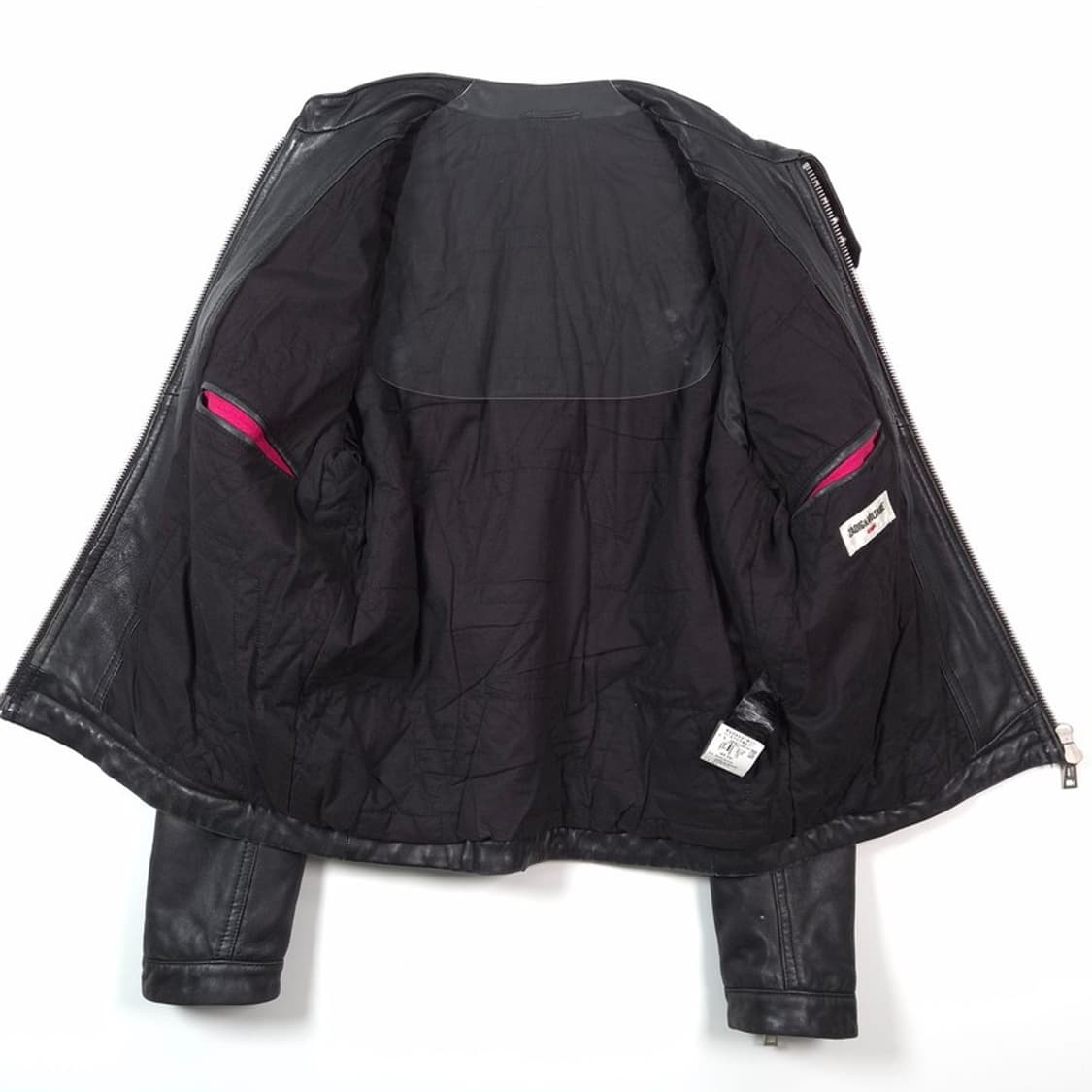 쟈딕앤볼테르 옴므 램스킨 레더 자켓 S 상품이미지5