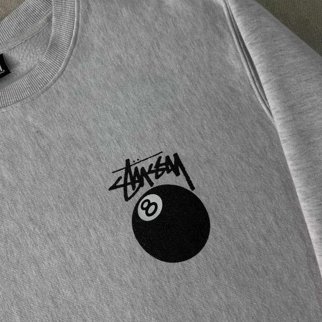 105 스투시 8볼 애쉬페더 맨투맨 상품이미지3