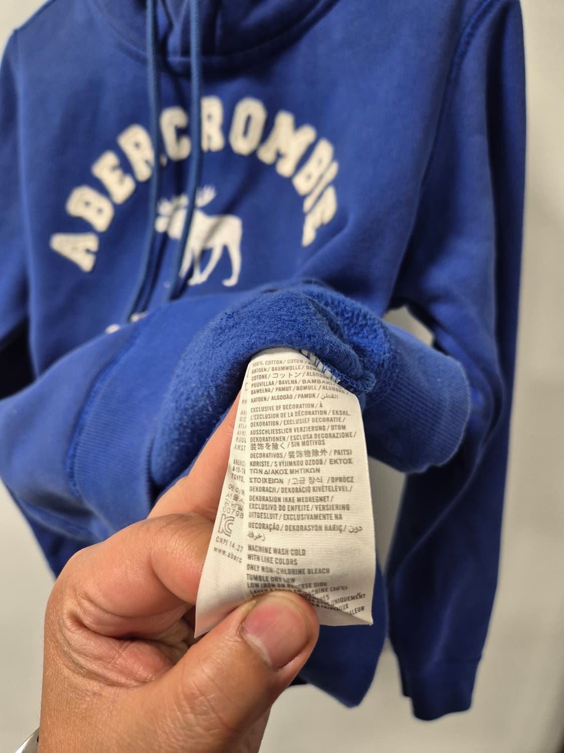 *무료배송*아베크롬비 블루 후드티 S사이즈 상품이미지8