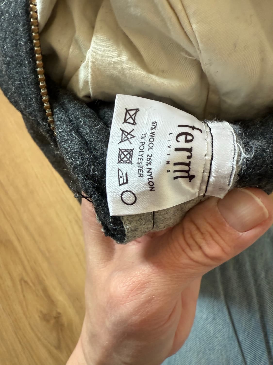 펌리빙 Ferm Living 울혼방 쿠션 60x40 상품이미지5