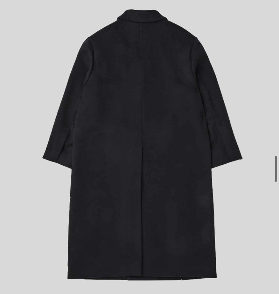 (새상품) 르아브 반더블 오버사이즈 너치드 코트 다크네이비 상품이미지4