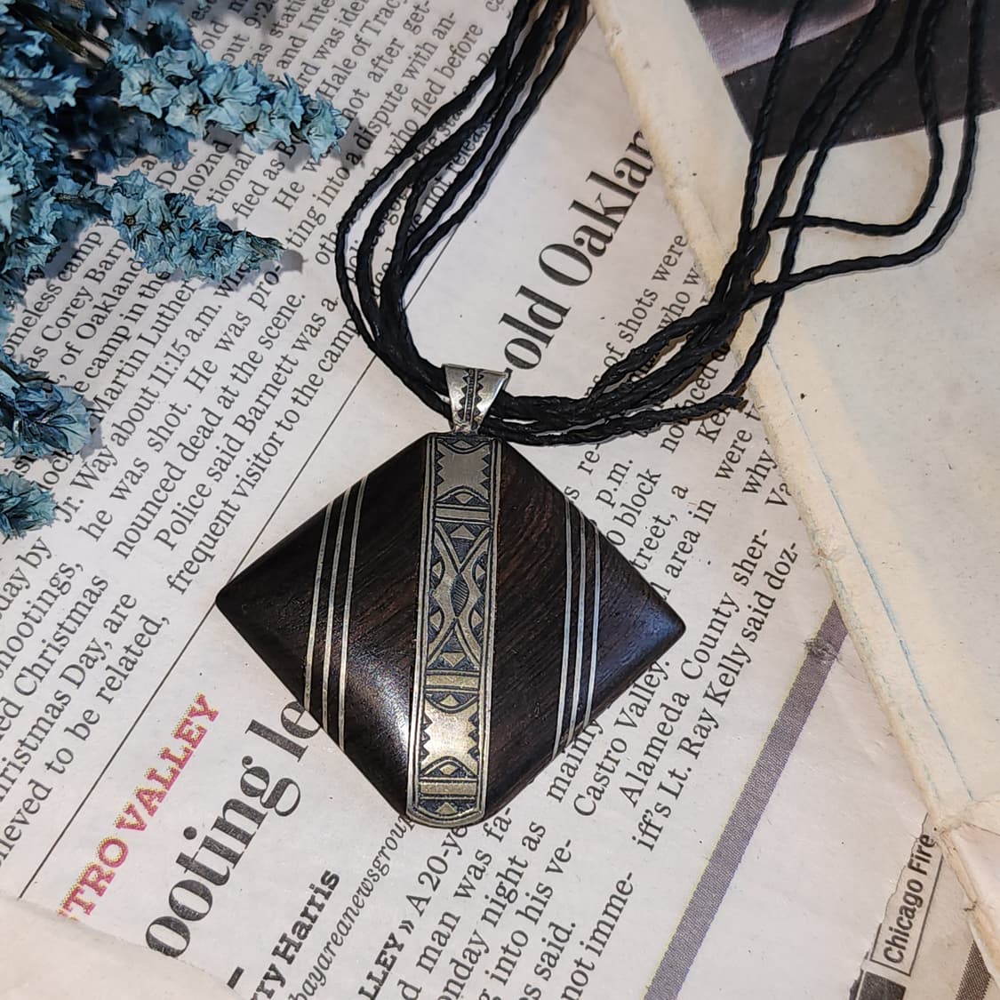 90s 프랑스 빈티지 쥬얼리 미스터리 심볼 보헤미안 빈티지 목걸이 상품이미지3