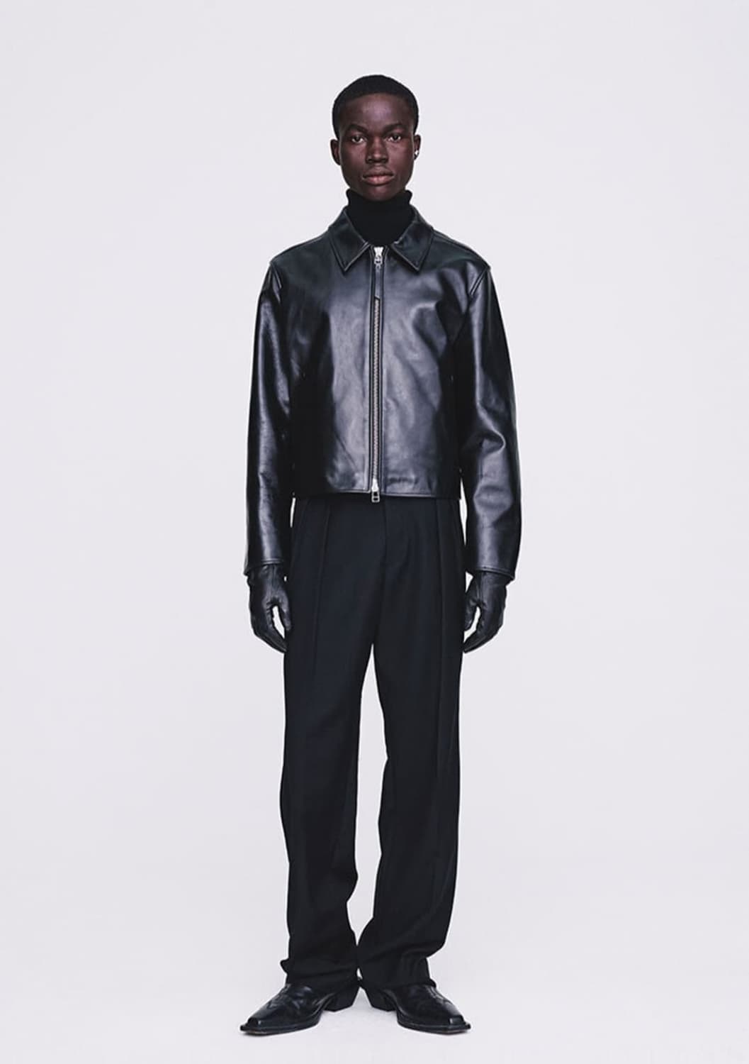 토니웩 카프 레더 자켓 M사이즈 상품이미지4