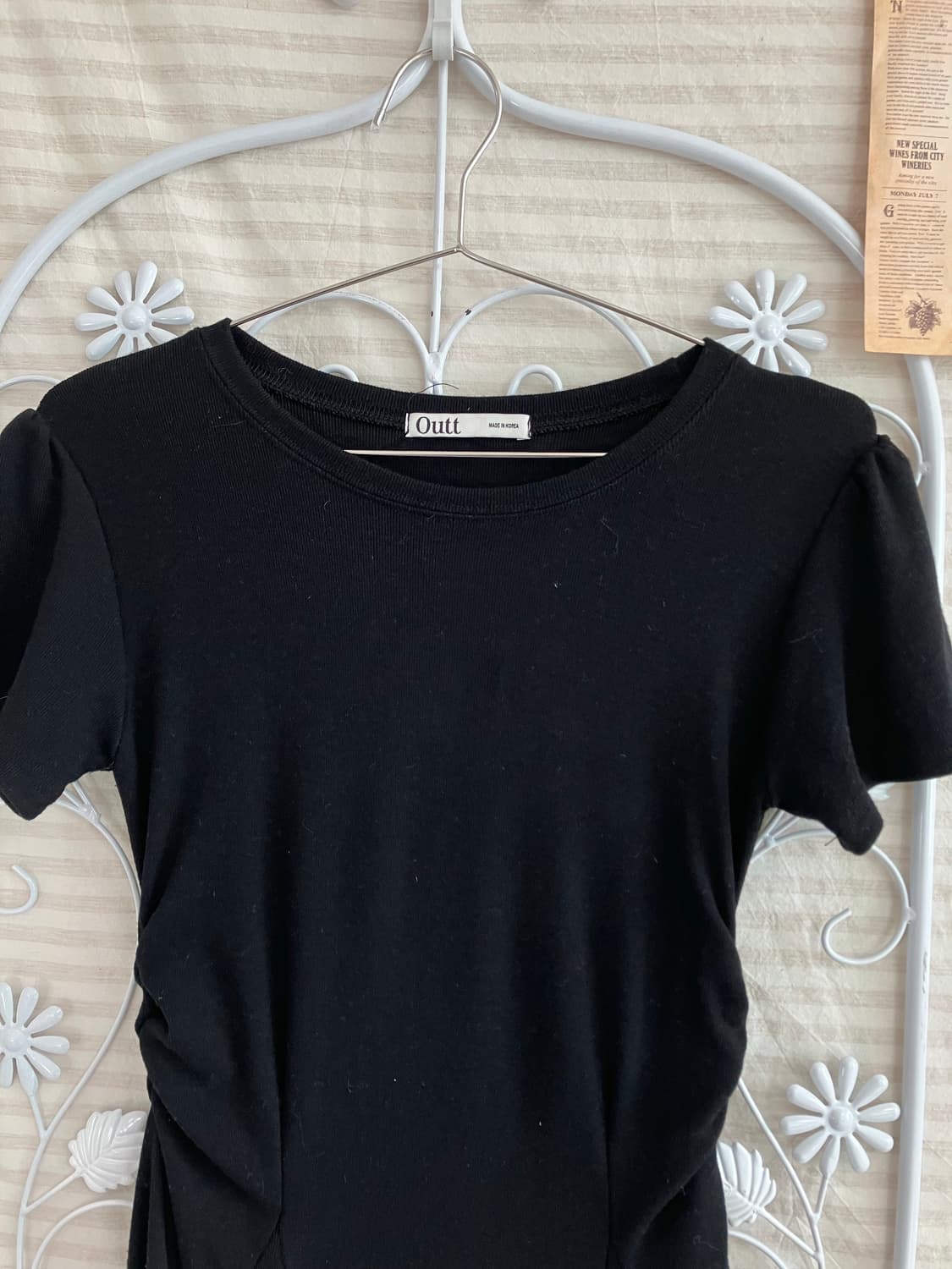 빈티지 블랙 셔링 원피스 884 y2k 스트릿 모리 갸루 일본빈티지 펑키 상품이미지3