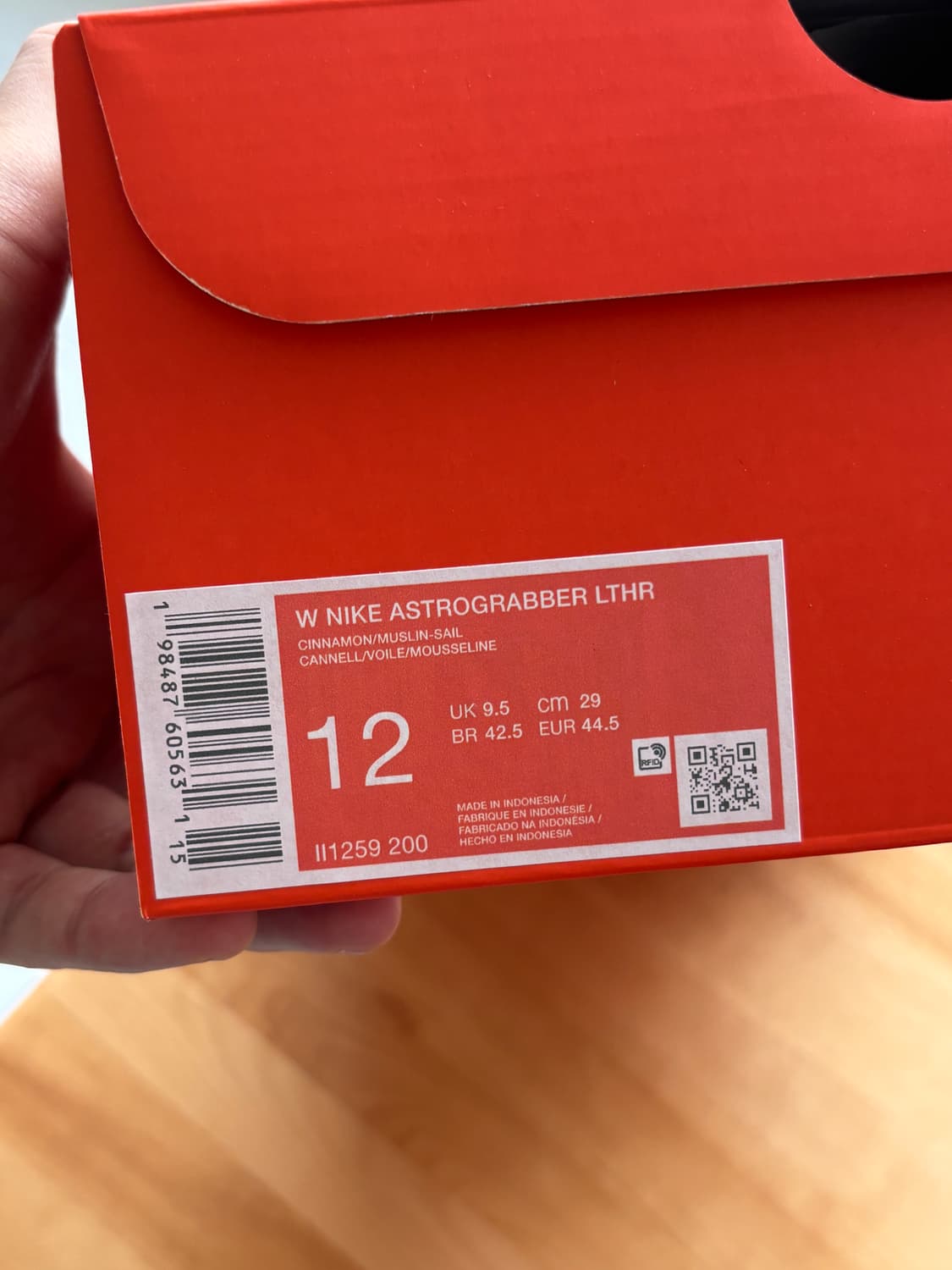 나이키 아스트로그래버 290 / 빈티지 로우 레더 스니커 상품이미지9