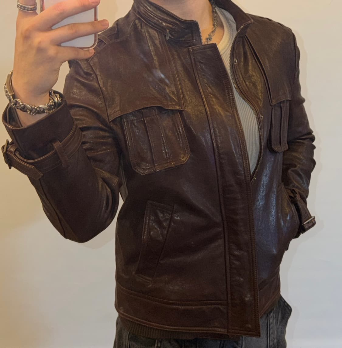 지이크 프리미엄 양가죽 자켓 상품이미지3