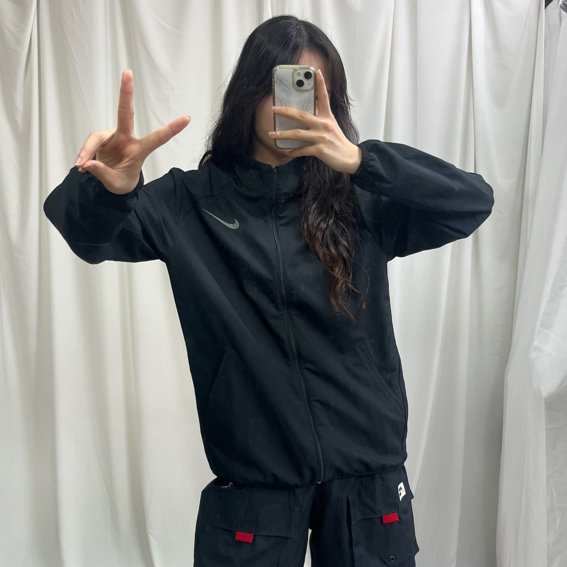 Nike black windbreak jacket 상품이미지1