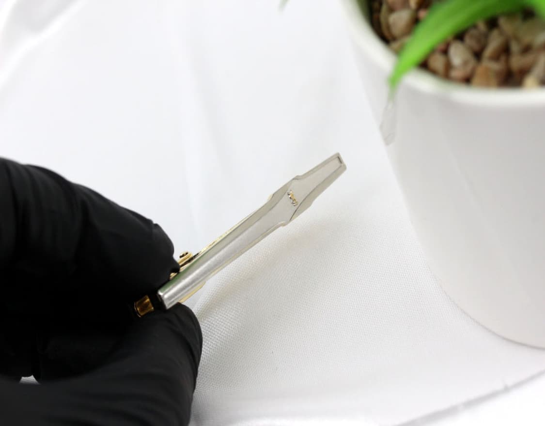 입생로랑 A+등급 5cm 남자 명품 넥타이핀 빈티지 1% 할인 상품이미지4