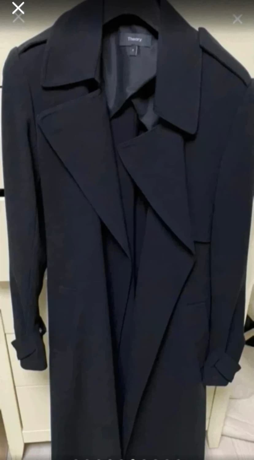 띠어리블랙트렌치코트 상품이미지6