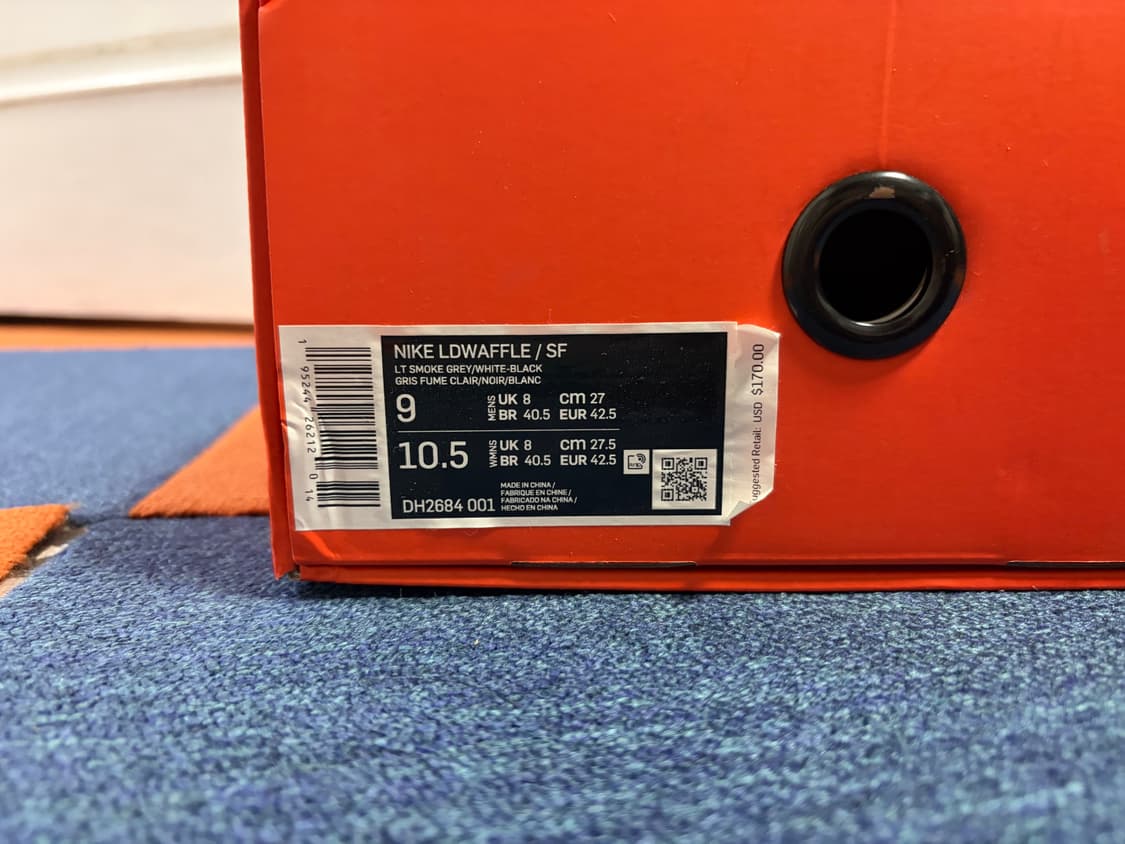 나이키 사카이 프라그먼트 그레이 270 상품이미지6