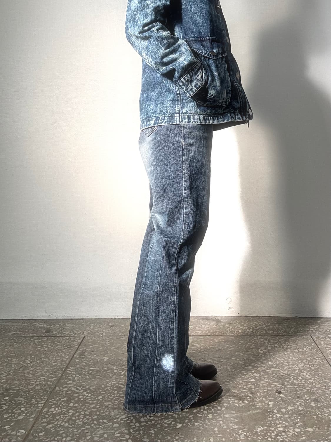 데님 부츠컷 팬츠 상품이미지3