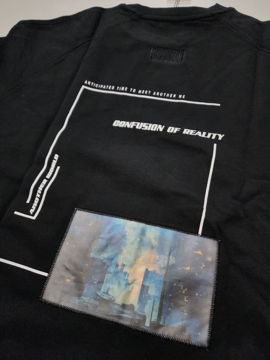 지오지아앤드지맨투맨티셔츠105사이즈블랙 상품이미지6