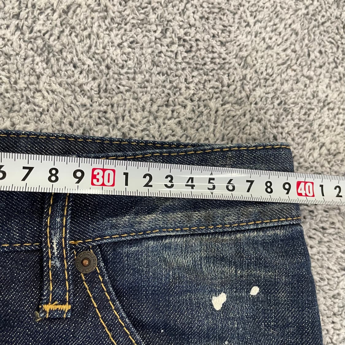 [44] 디스퀘어드2 올드라벨 페인팅 워싱 데님팬츠1209EB2 상품이미지3