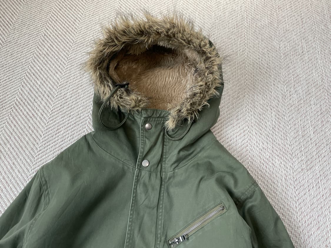 Oilcake 퍼 트리밍 쉐르파 밀리터리 파카 J03715 상품이미지5