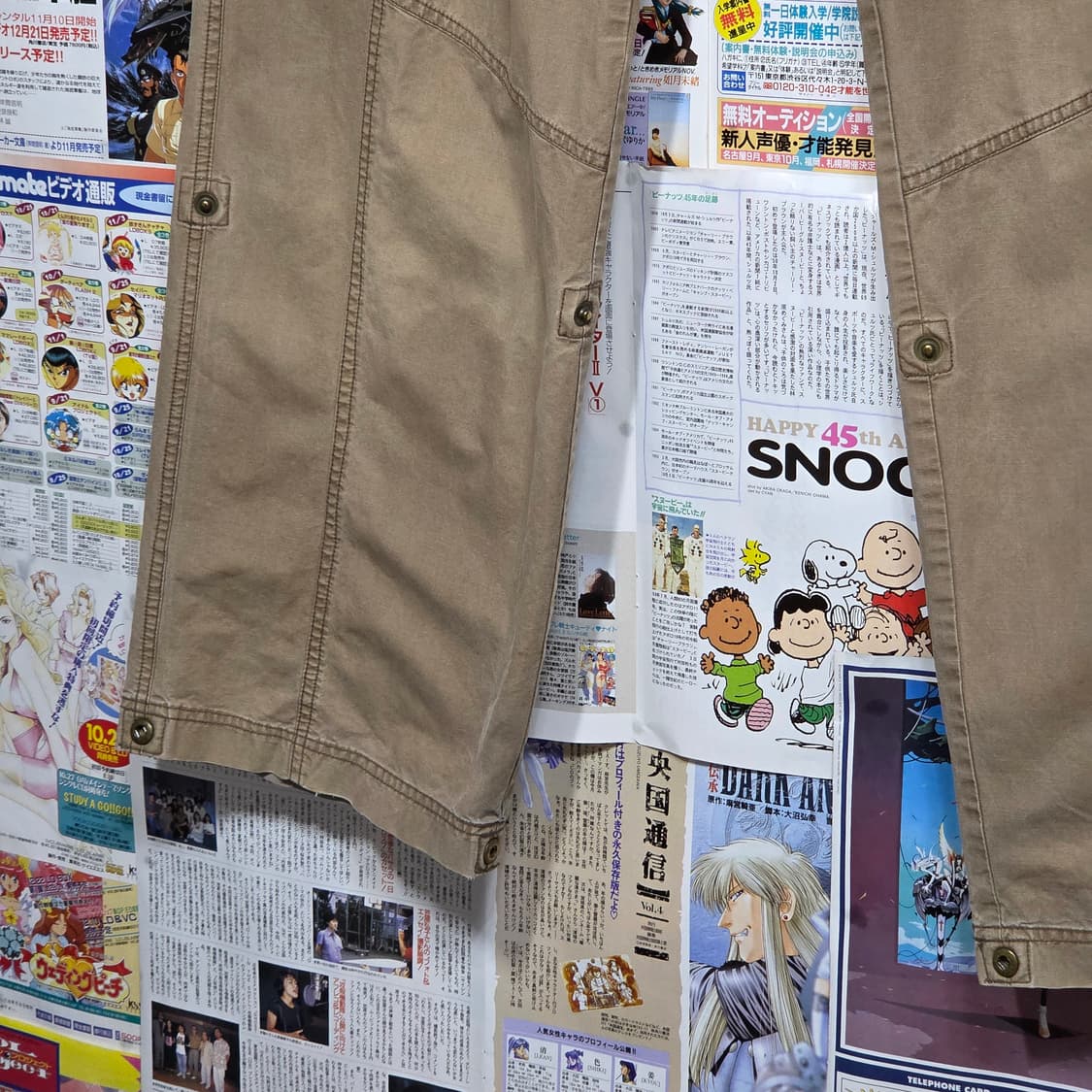 빈티지 브라운 신치백 멀티포켓 카고 팬츠 상품이미지6