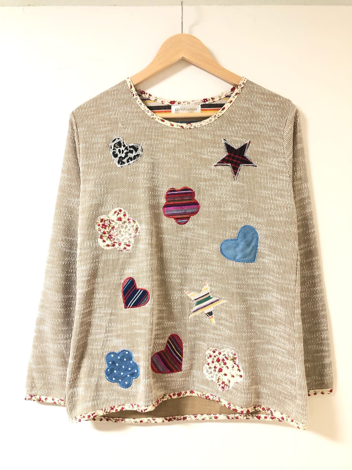 모리걸 패치워크 자수 롱슬리브 상품이미지1