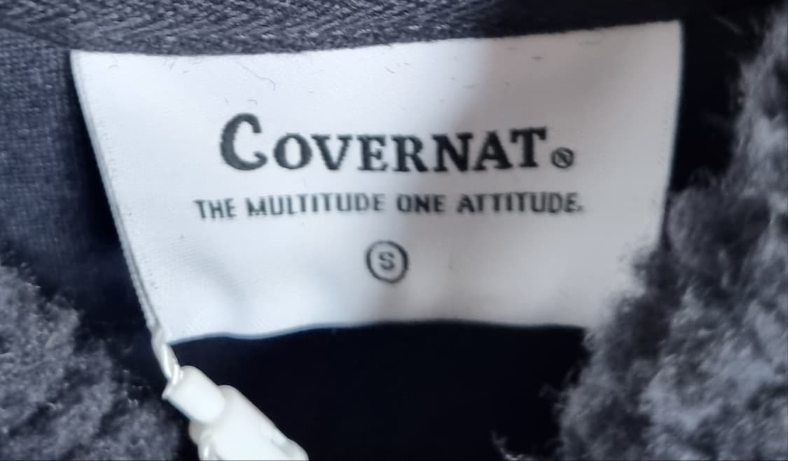 새상품) S ) 커버낫 다크그레이 후리스 플리스 후드티 상품이미지3