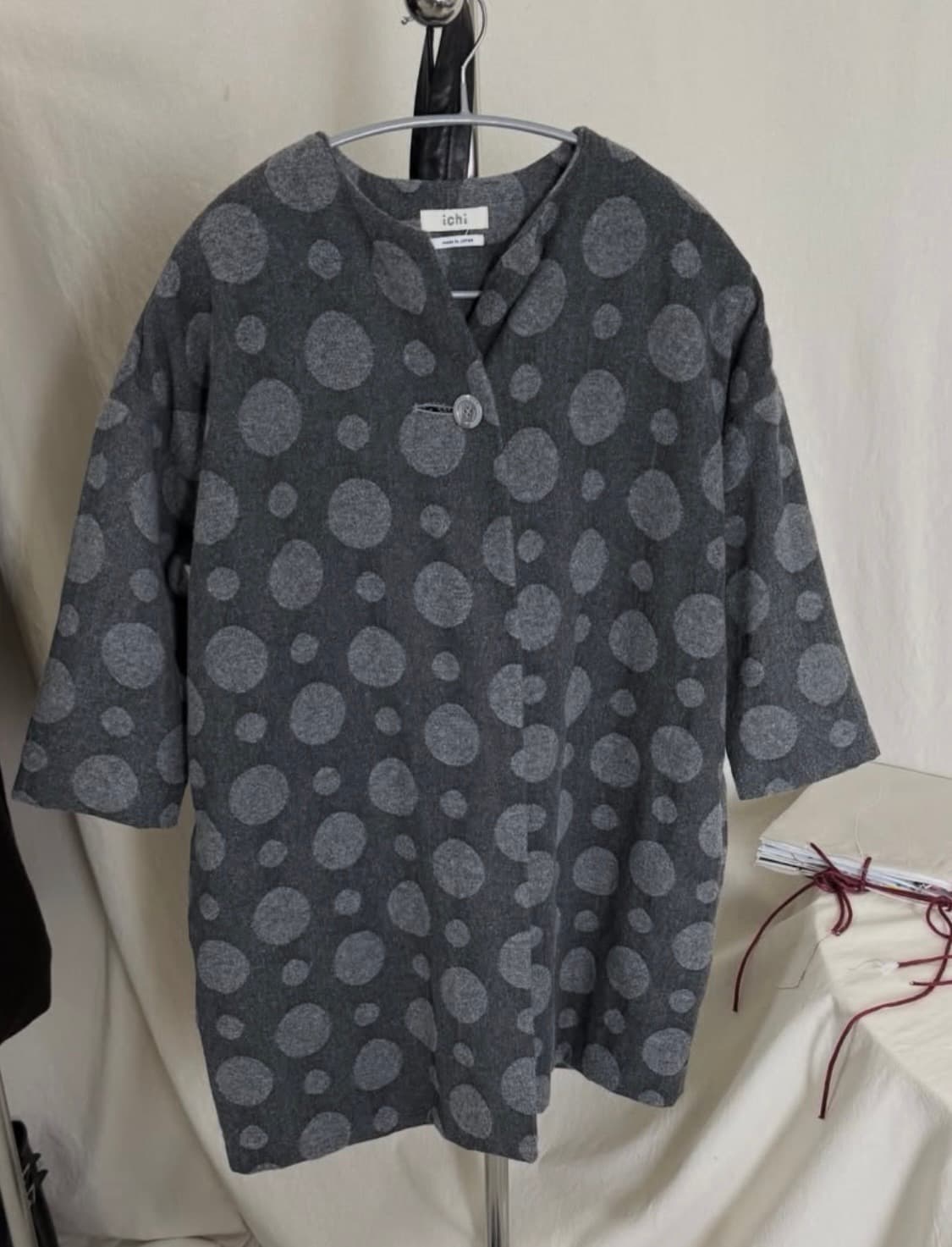 Ichi 도트 코트 7부 자켓  상품이미지1