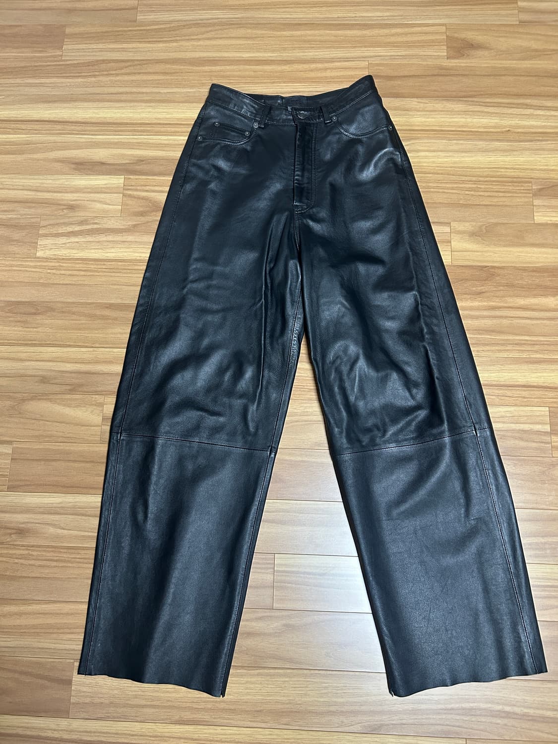 자라 × 스티븐 마이젤 양가죽 팬츠 상품이미지1