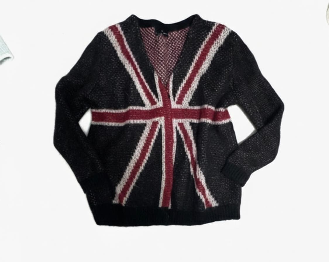 [25일까지 할인]더 쿠플스 유니언잭 (유니온)모헤어 가디건 상품이미지1