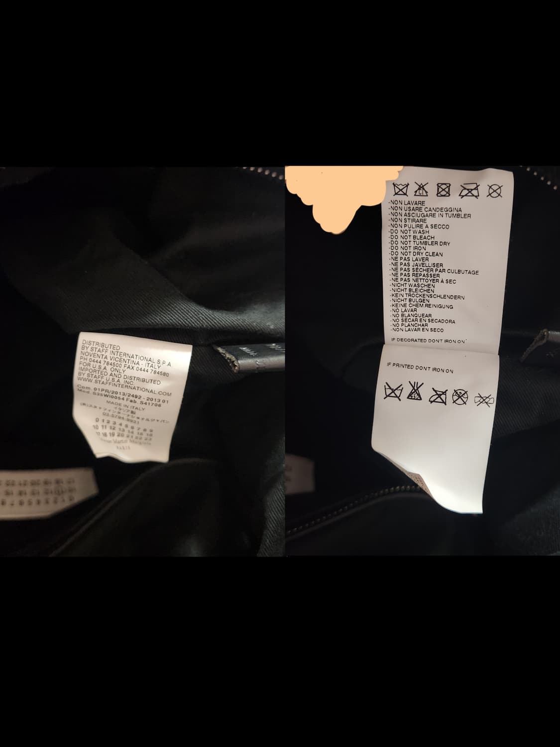 마르지엘라 왁스 코튼 보스턴백 상품이미지7