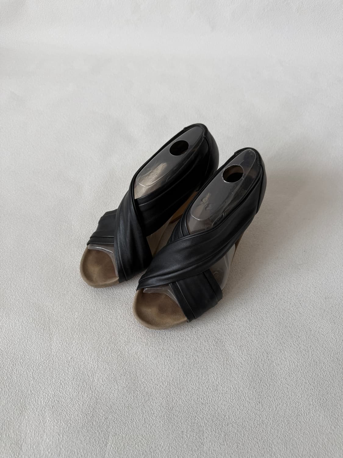 [EU36]캠퍼(CAMPER) 레더 우드굽 웨지힐 상품이미지3