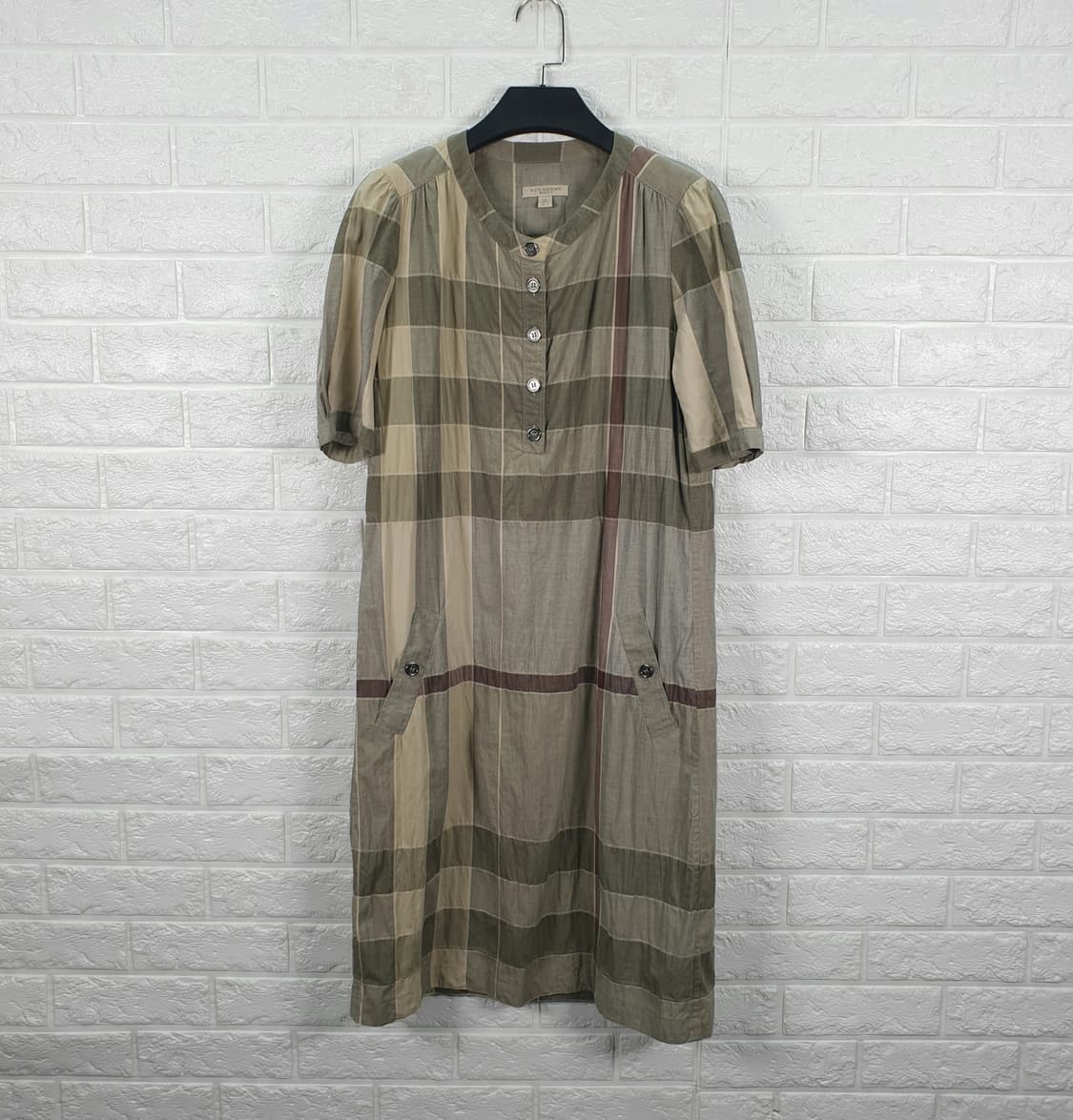 [55]버버리브릿 체크 원피스 상품이미지2