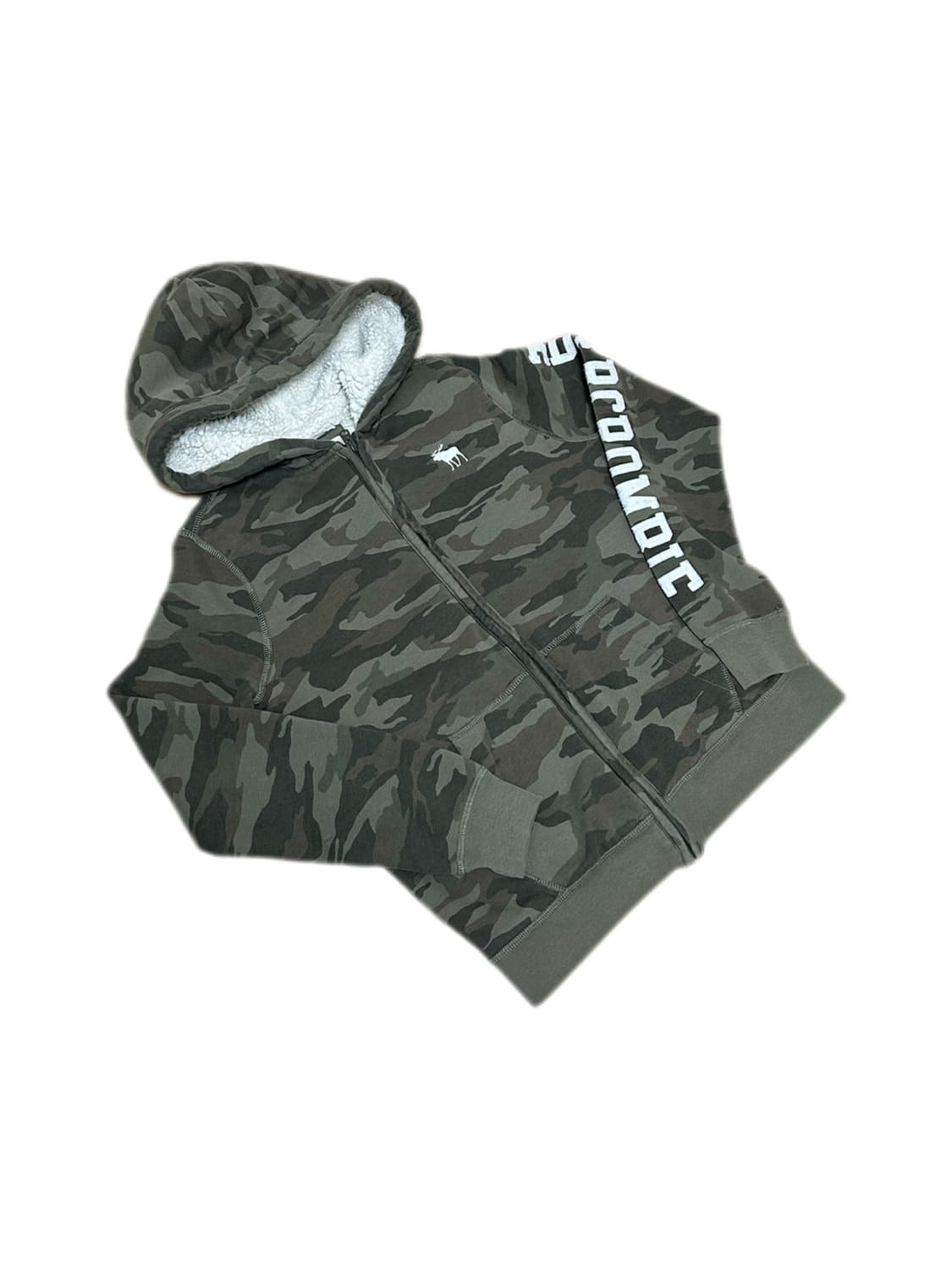 아베크롬비 카모 쉐르파 후드집업 상품이미지1