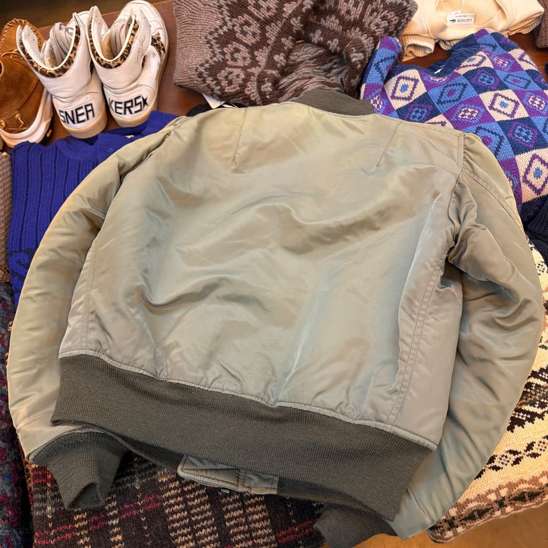 버즈 릭슨 울파일 US AIR FORCE 복각 MA1 상품이미지5