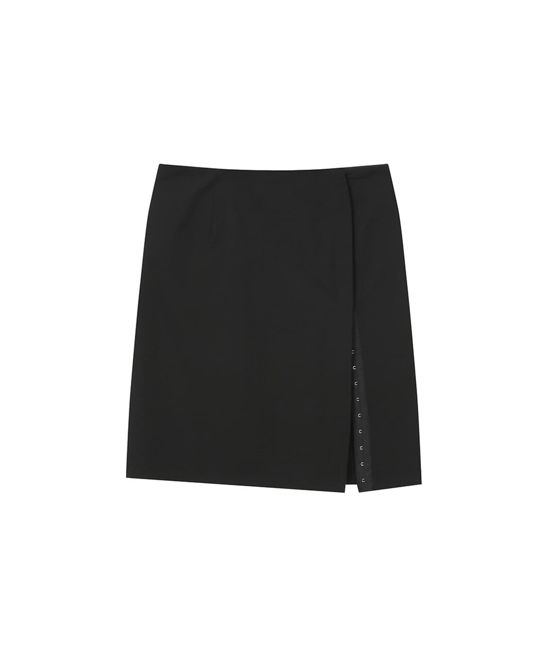 미세키서울Hookandeye slit skirt BLACK 상품이미지2