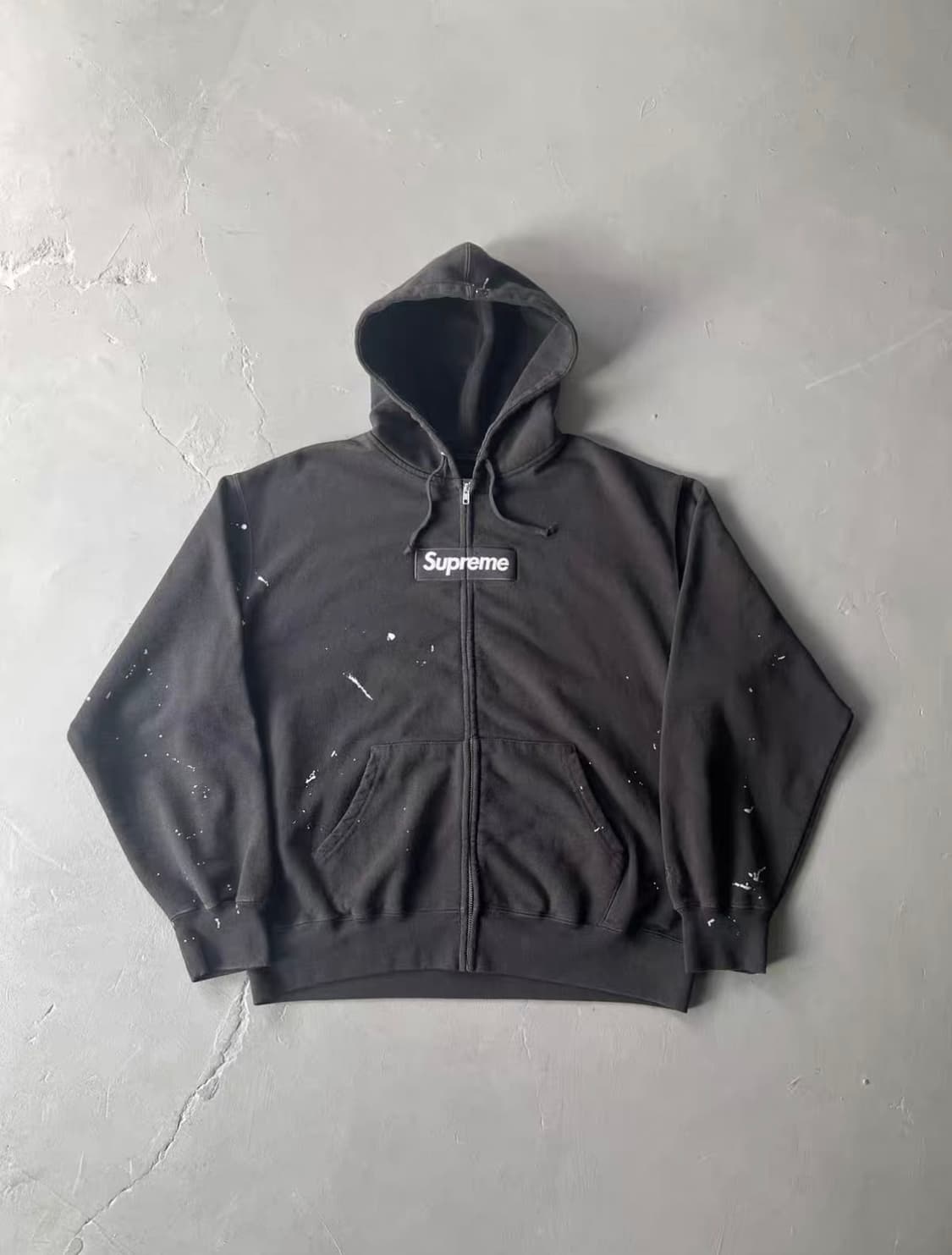 슈프림 x 메종 마르지엘라 mm6 후드 집업 상품이미지1