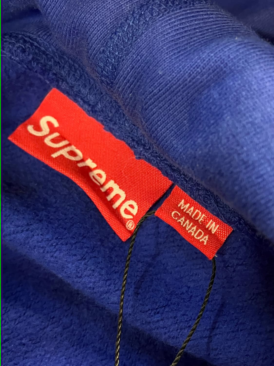 슈프림 후드티 블루 L  #csz3521 상품이미지5