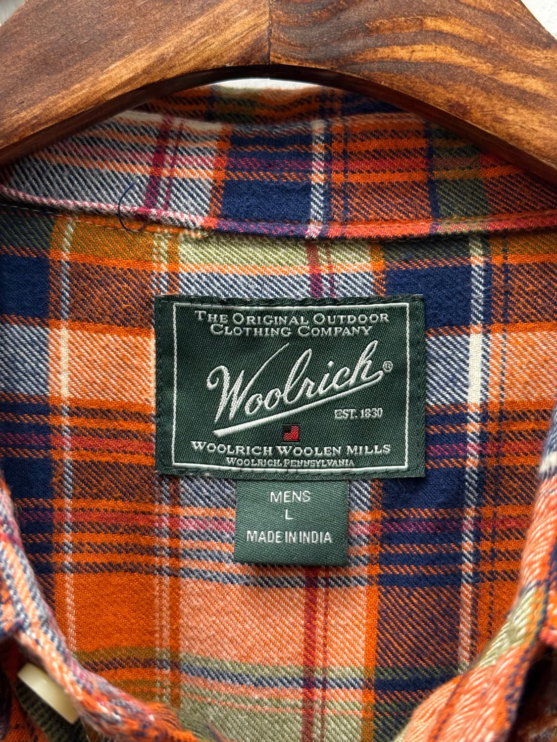 L) Woolrich Plaid Flannel Button-Down Sh 상품이미지6