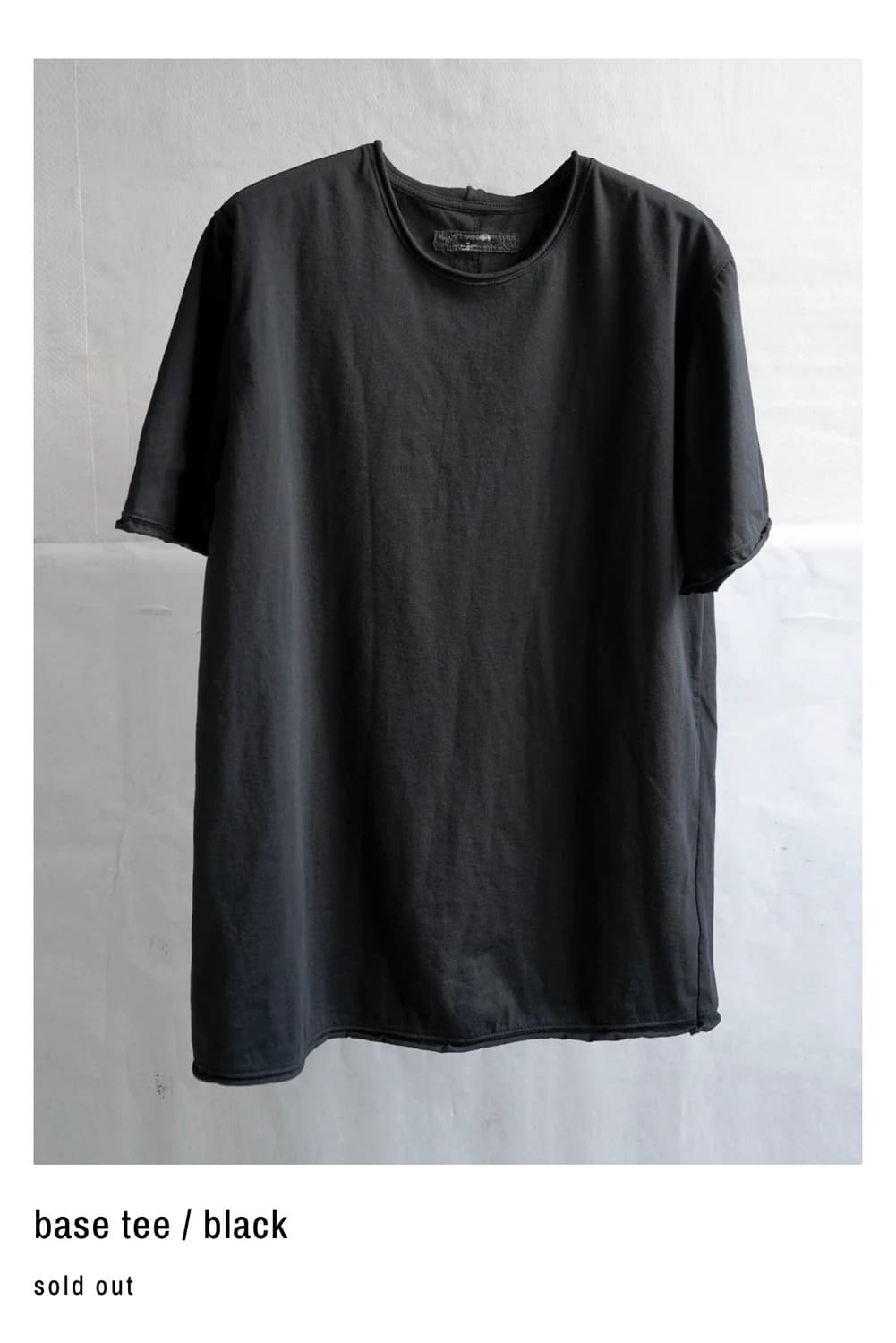 blackmerle base tee black L 상품이미지1
