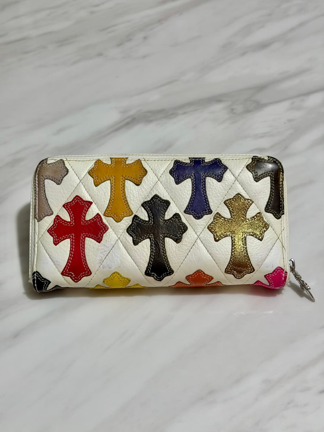 크롬하츠 VIC 멀티 레더패치 세메터리 장지갑 상품이미지3