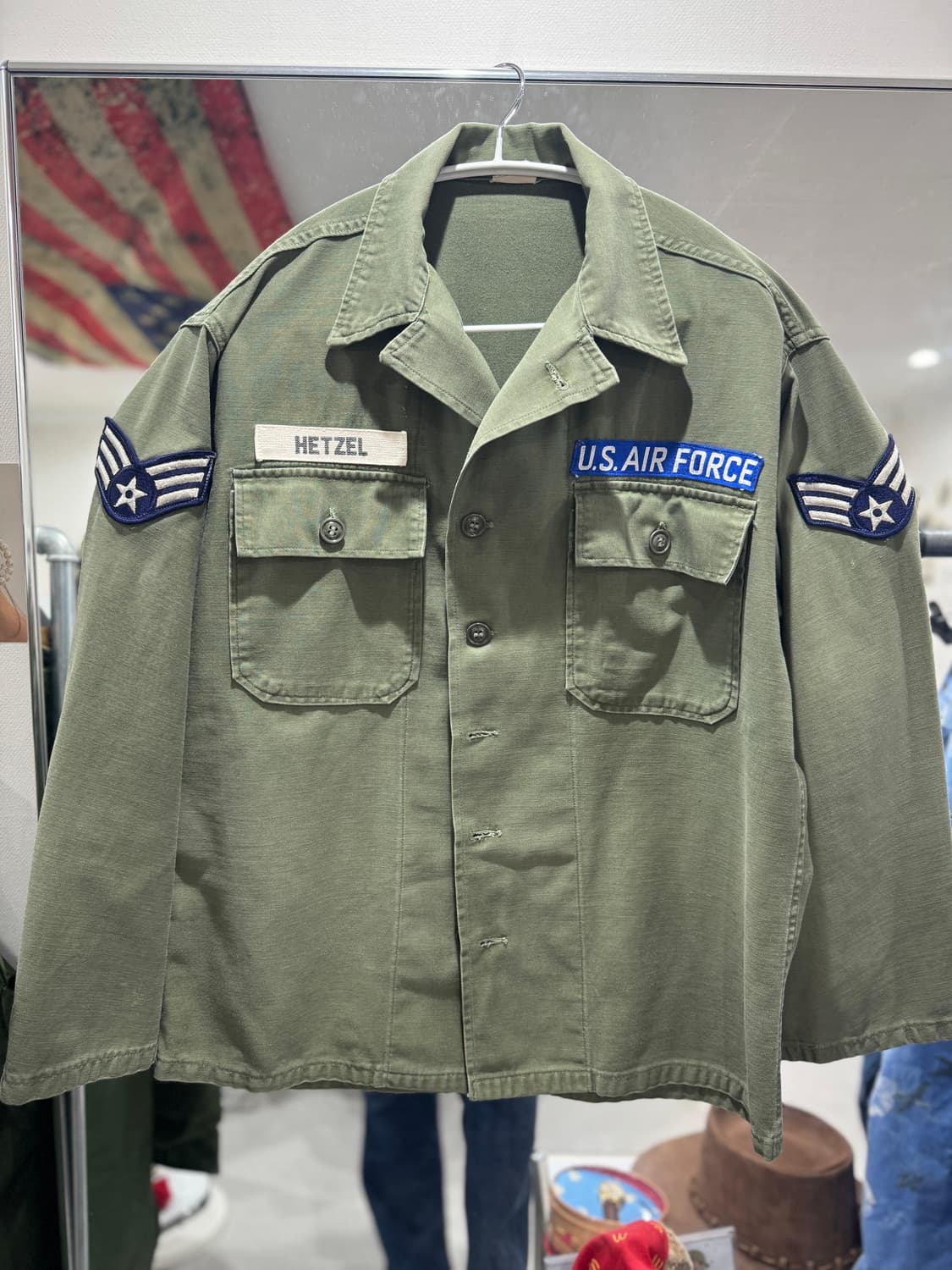 60s USAF 미공군 1세대 초기형 107셔츠 (미디움) 상품이미지1