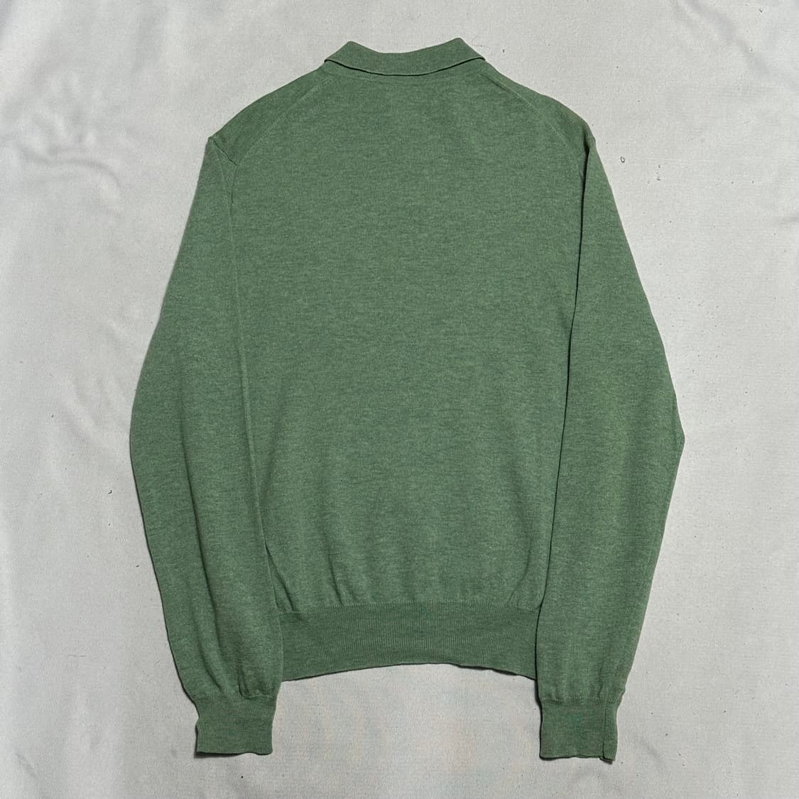 XL 폴로랄프로렌 라이트 그린 메리노 울 카라 니트 상품이미지3