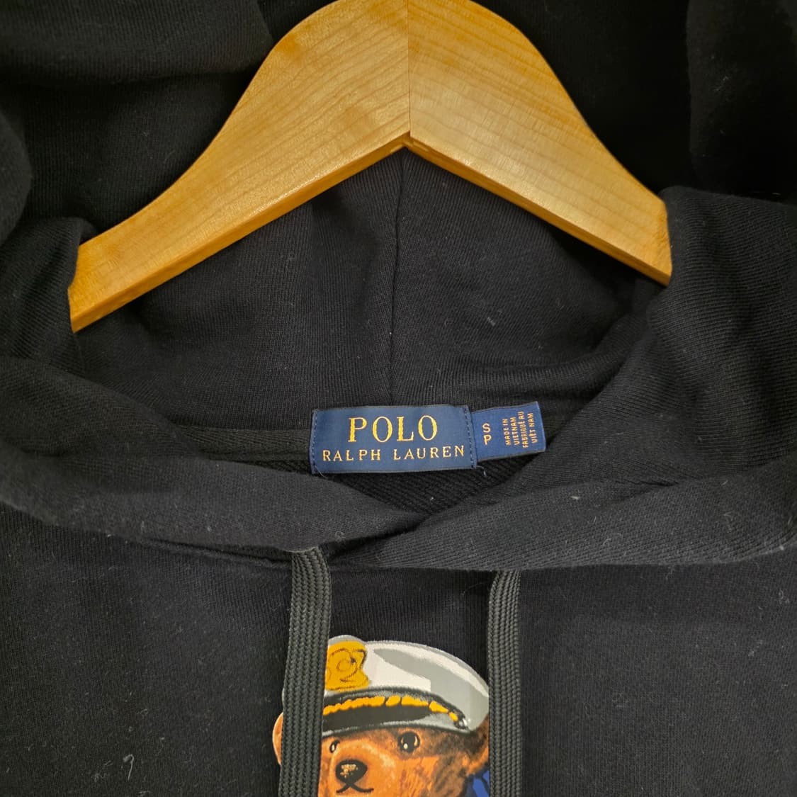 폴로 랄프로렌 폴로 베어 후드티 블랙 S사이즈 상품이미지6