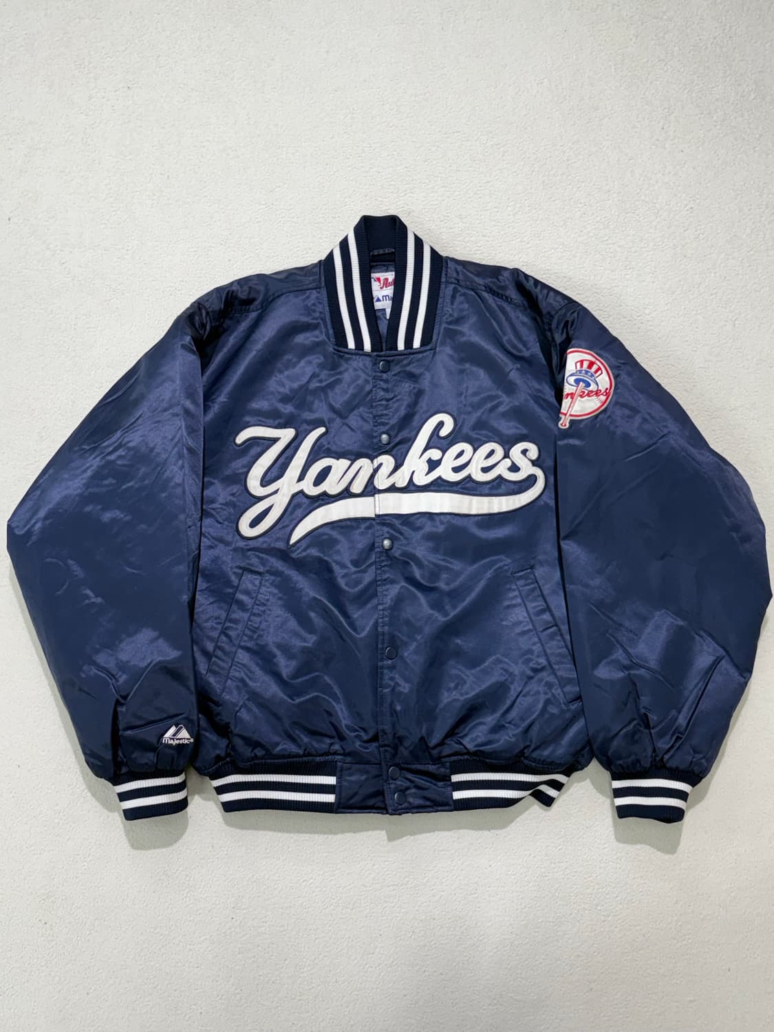 마제스틱 뉴욕 양키스 스타디움 바시티 자켓 점퍼 L 상품이미지1