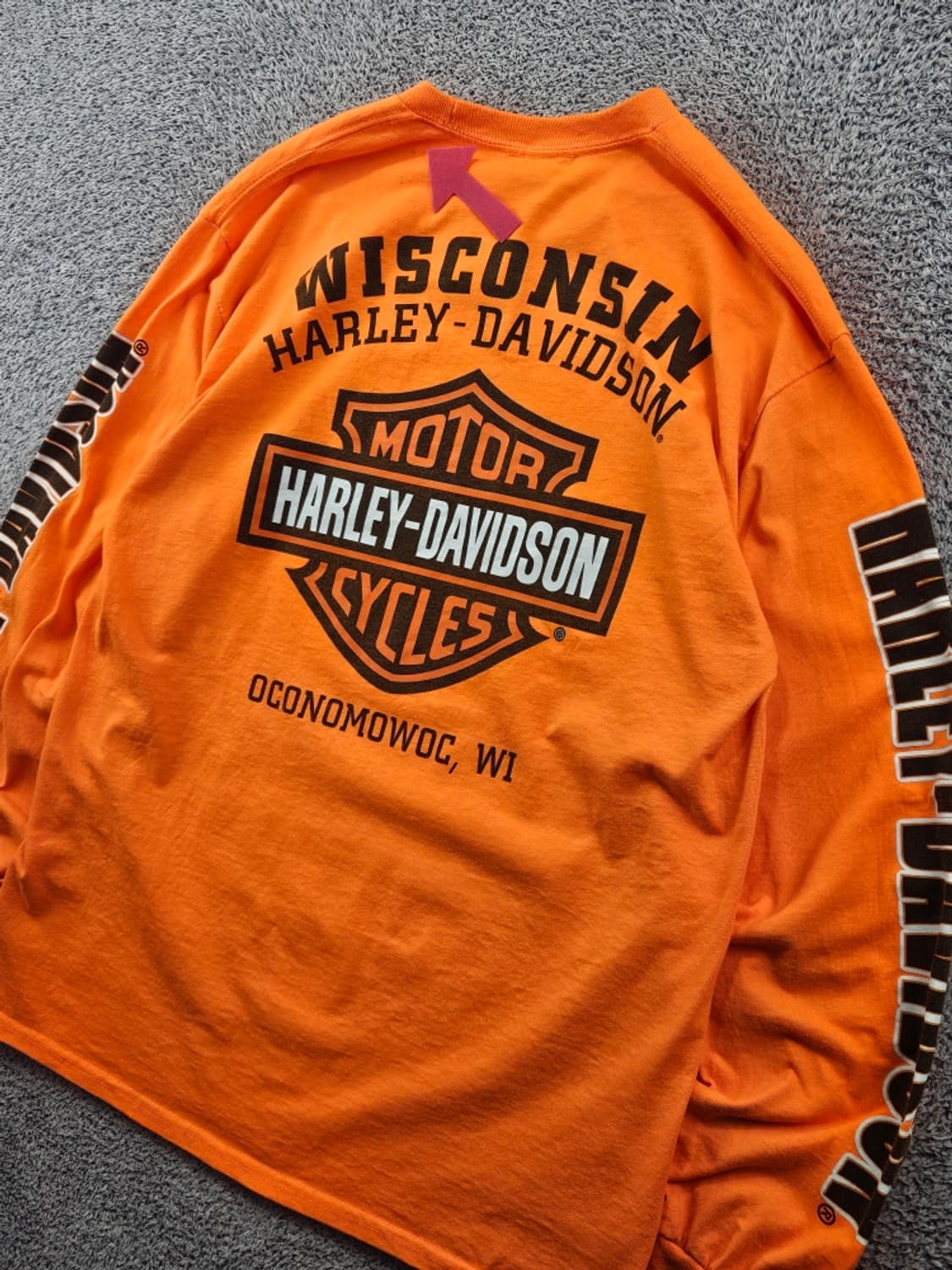 할리데이비슨 바 앤 실드 스펠아웃 롱 슬리브 (L추정) / 11523 상품이미지8