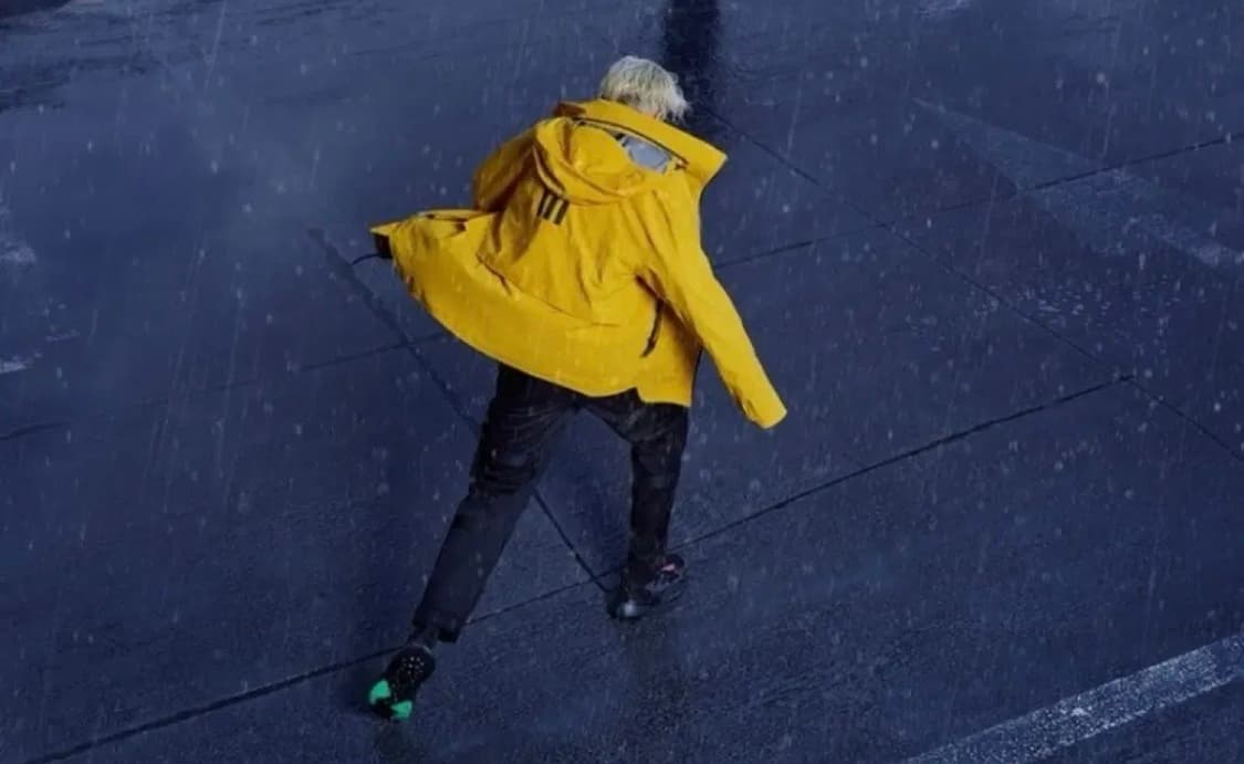 아디다스 마이쉘터 레인자켓 골드 옐로우 초판 DZ1411 상품이미지8