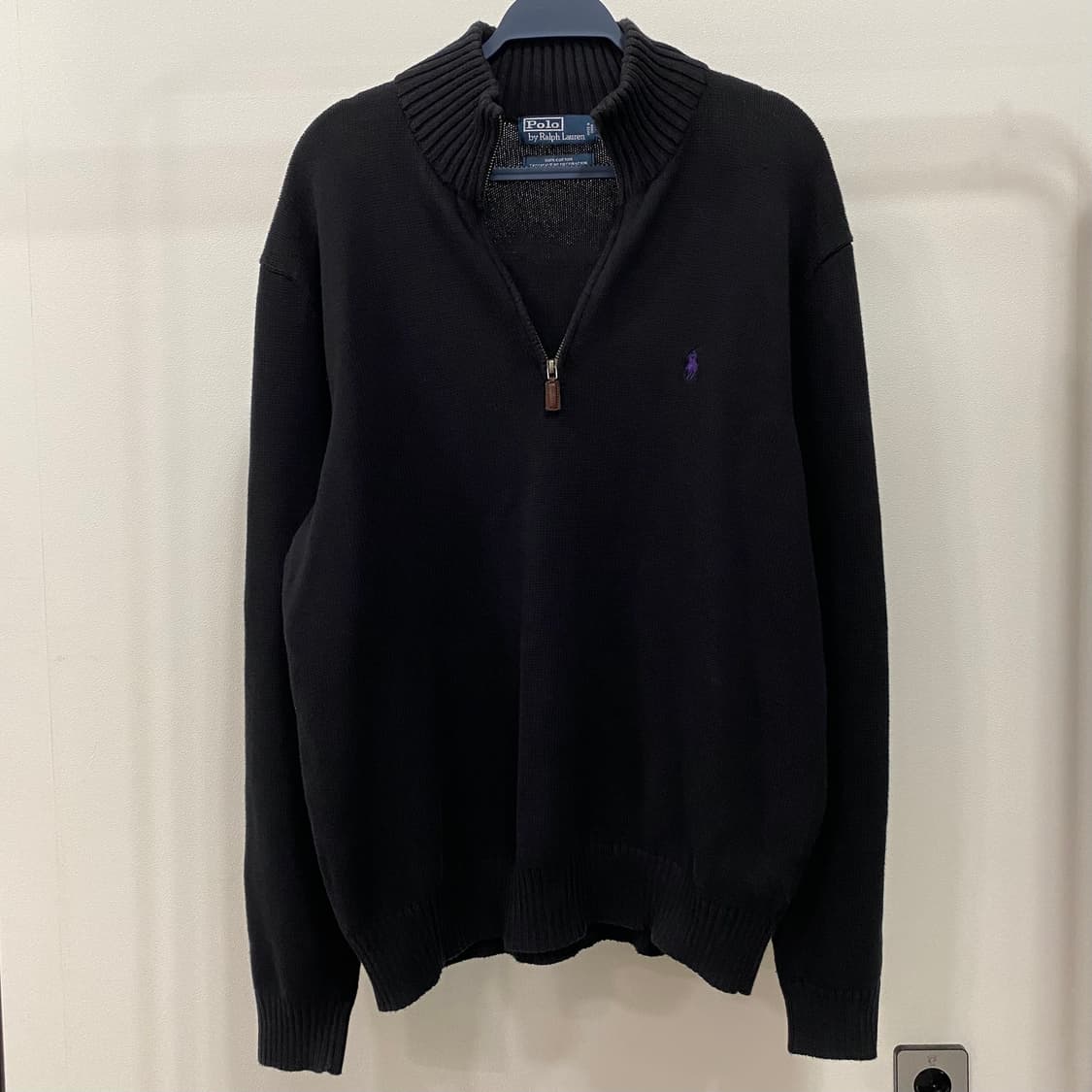 폴로 랄프로렌 반집업 코튼 니트 상품이미지1