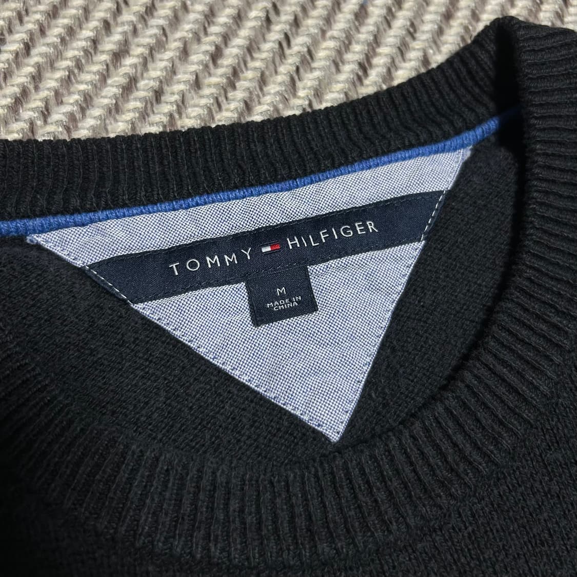 [M] Tommy 타미힐피거 코튼 라운드 니트 상품이미지3