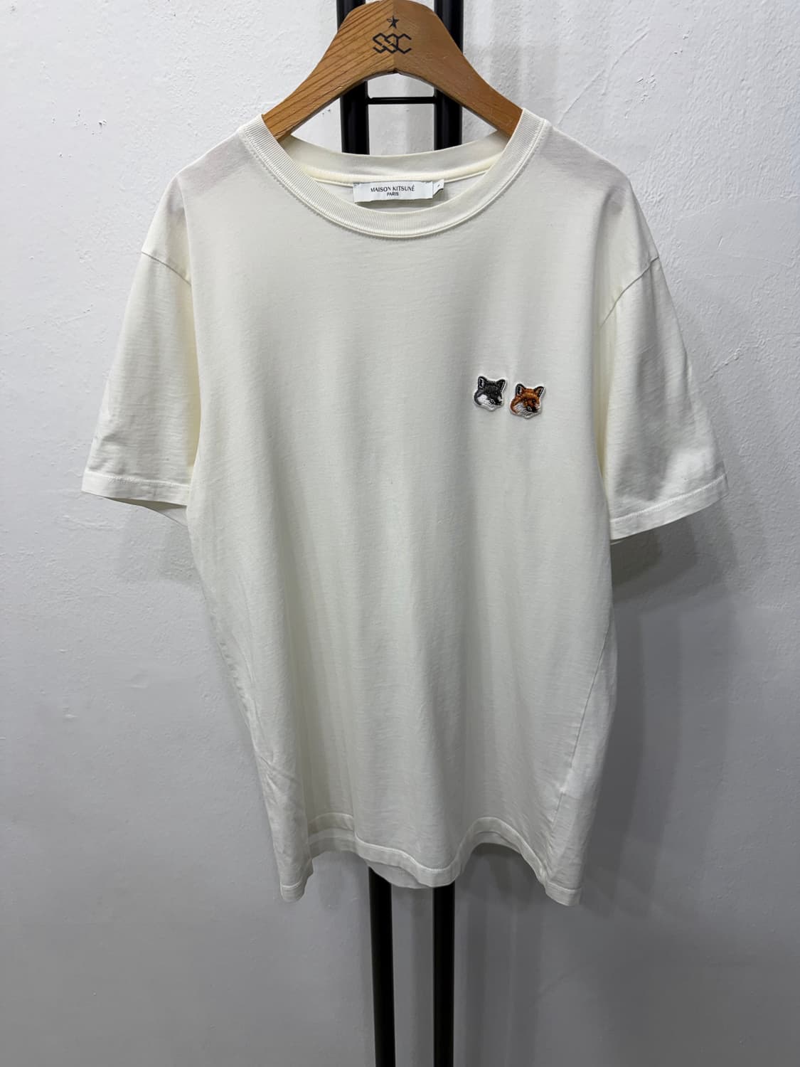 매장판정품) 메종키츠네 더블 폭스 반팔티 S 상품이미지1