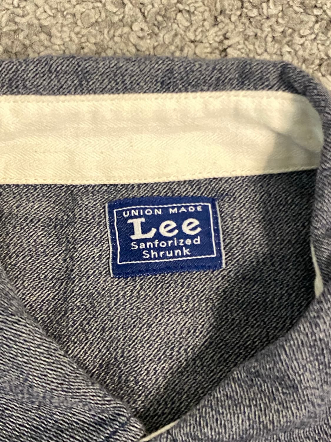 LEE 리 재팬 샴브레이 워크 셔츠 상품이미지4