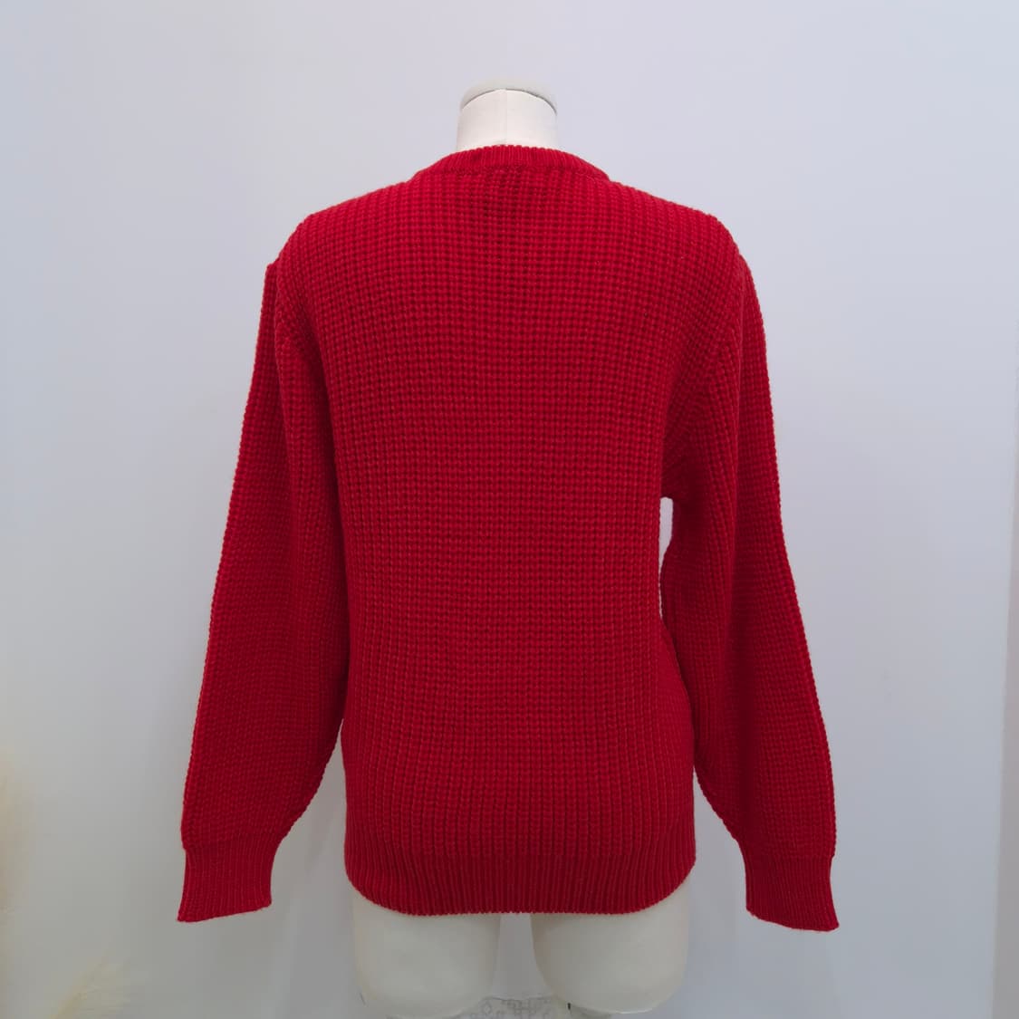 DON JADE 레드 울혼방 니트 상품이미지8