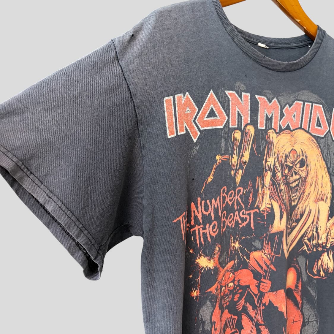 (L)Iron Maiden 아이언메이든 빈티지 밴드 반팔티셔츠 상품이미지6
