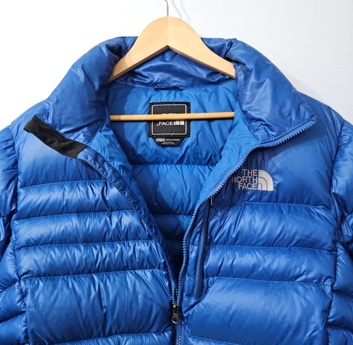 노스페이스 900필 구스다운 패딩 블루 110 상품이미지5