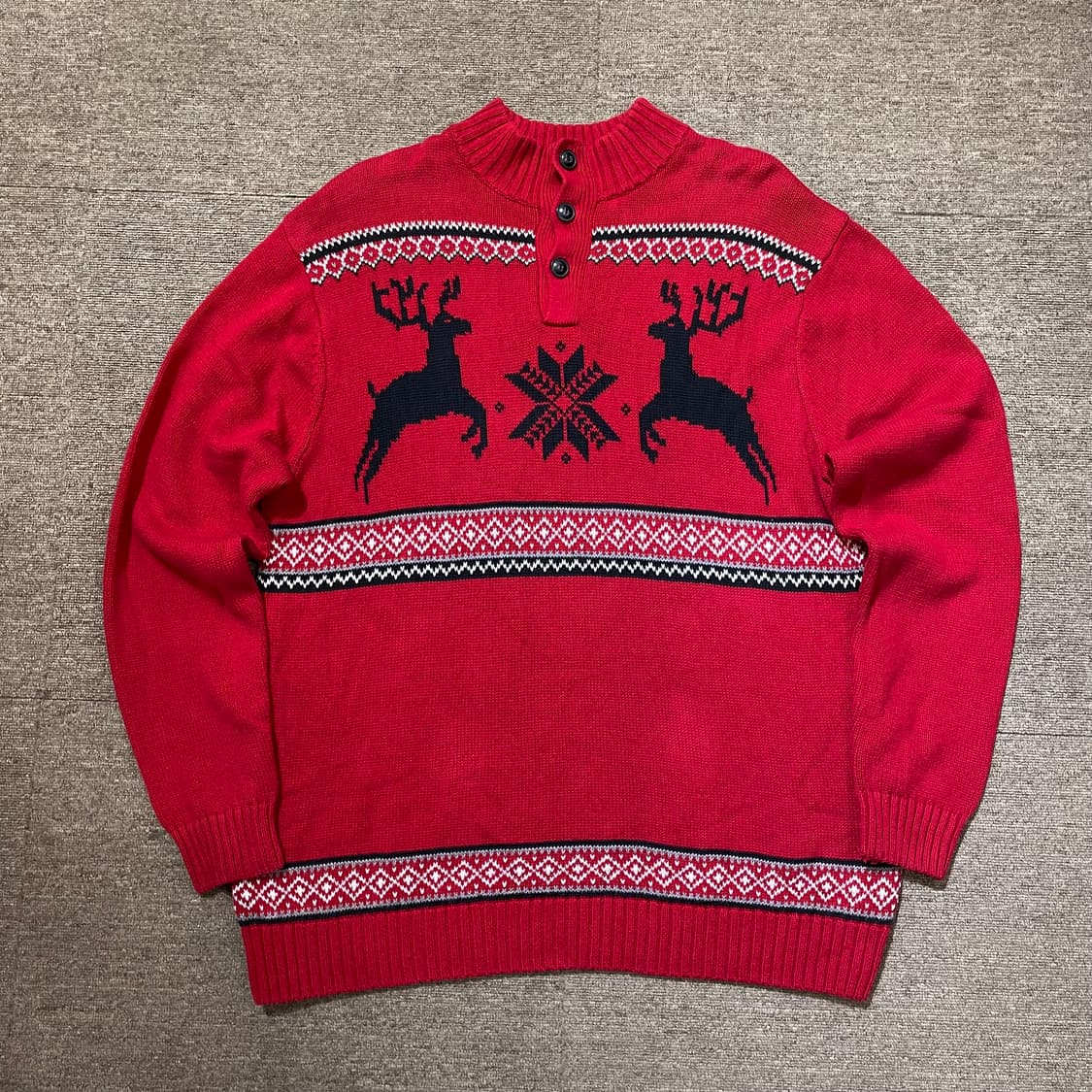 (XL) CHAPS 챕스 노르딕 사슴 니트 상품이미지1